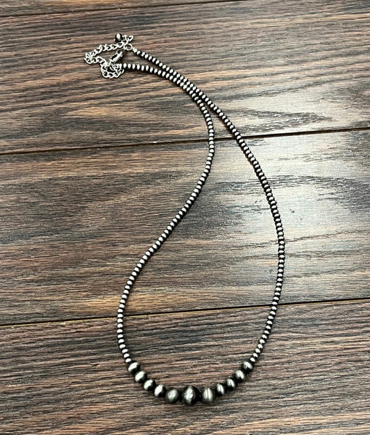 26" Long, Navajo Pearl Necklace