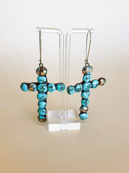 The Troyston Earring - Turquoise Stone