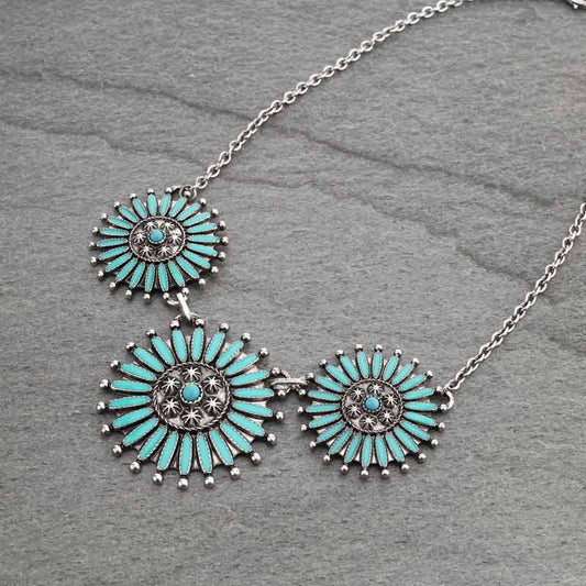 Western Concho Necklace