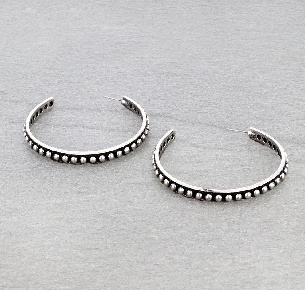 Western Style Hoop Earrings