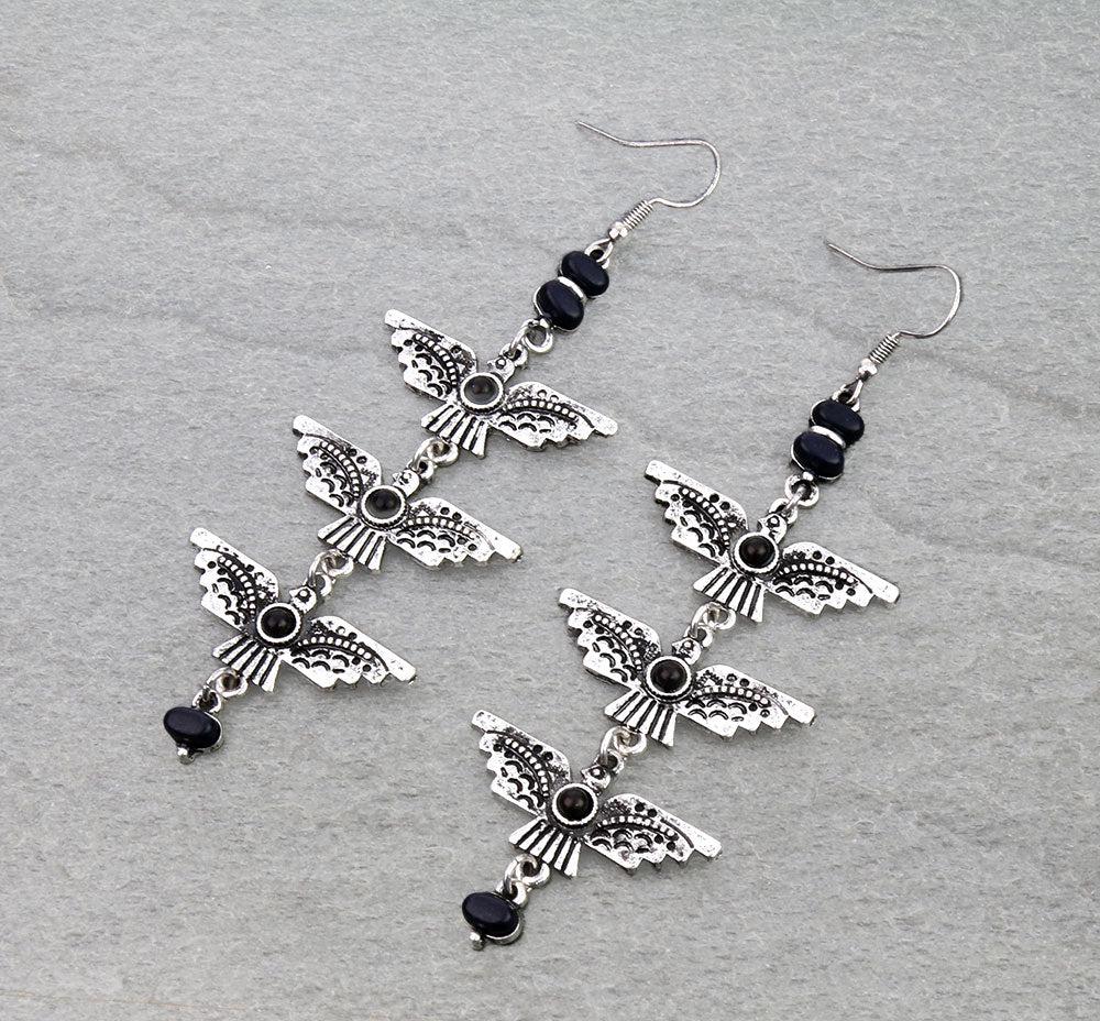 Western Thunderbird Drop Dangle Earrings