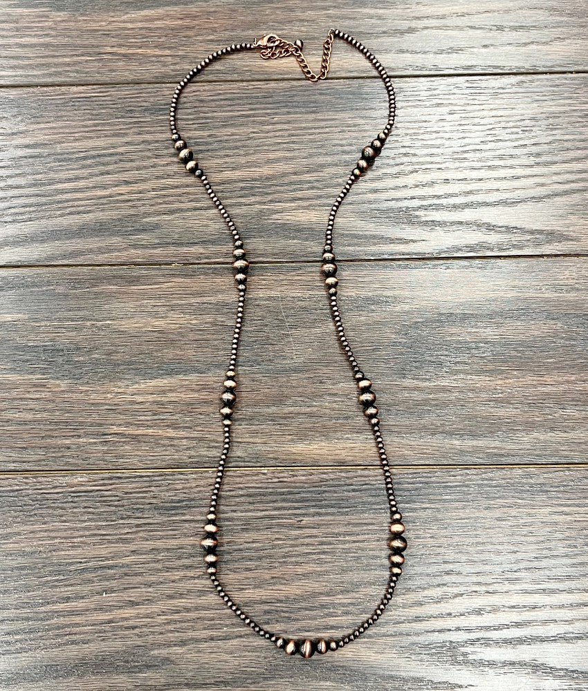 copper navajo Peral necklace